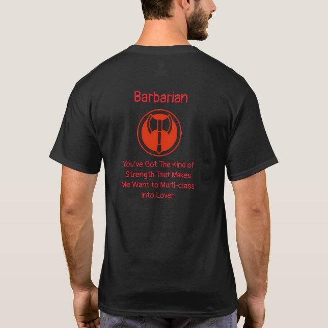Barbarisk Älskare T Shirt (Baksida)