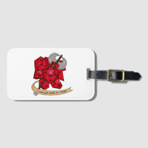 Barbarisk Dice Design Bagagebricka