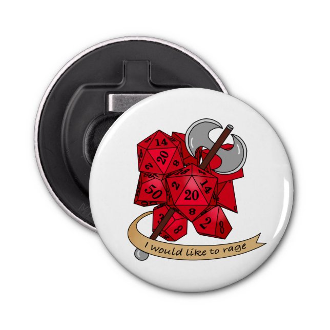 Barbarisk Dice Design Flasköppnare (Framsidan)