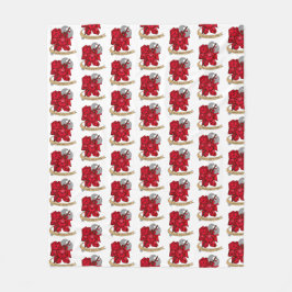 Barbarisk Dice Design Fleecefilt