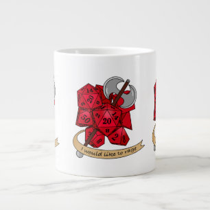 Barbarisk Dice Design Jumbo Mugg