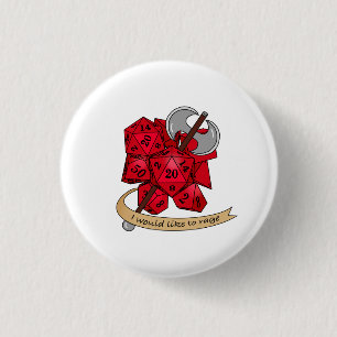 Barbarisk Dice Design Knapp
