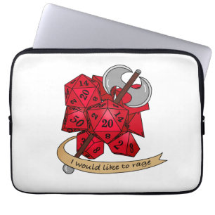 Barbarisk Dice Design Laptop Fodral