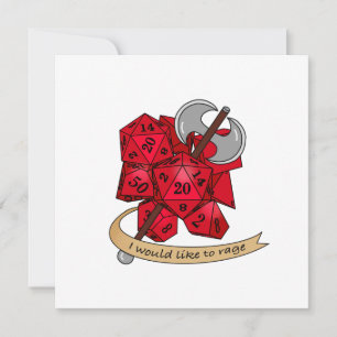 Barbarisk Dice Design Meddelande