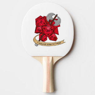 Barbarisk Dice Design Pingisracket