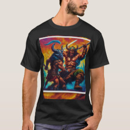 Barbarisk Kung Strid T-Shirt