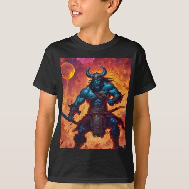  Barbarisk kung  T Shirt (Framsida)