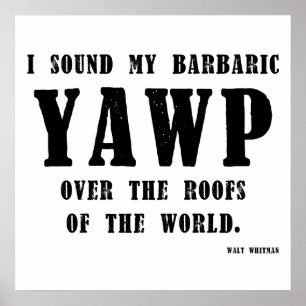 barbarisk yawp poster
