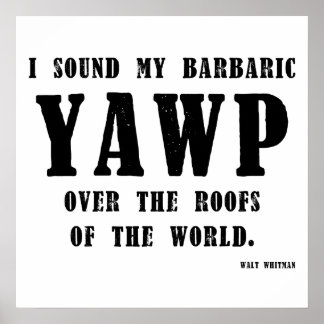 barbarisk yawp poster