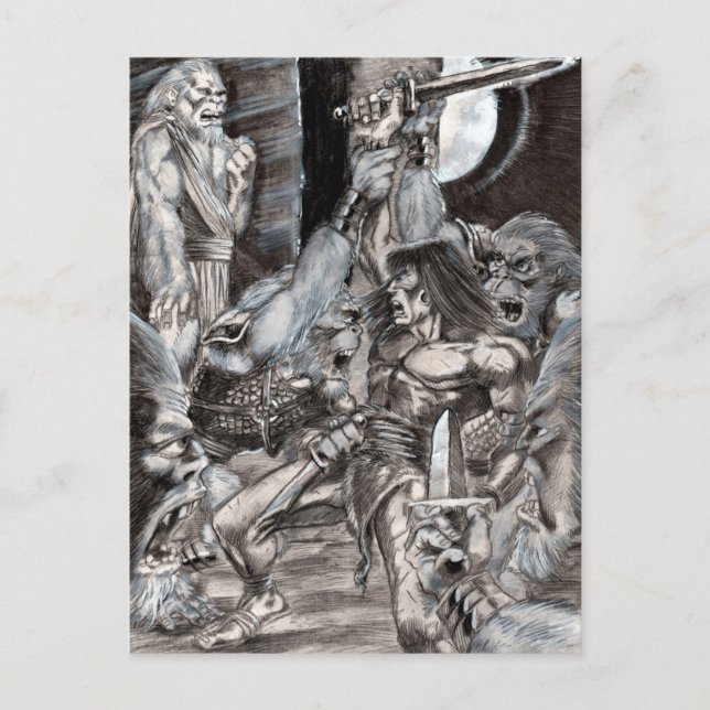 Barbariska Apocalypse Art 002 Vykort (Framsida)