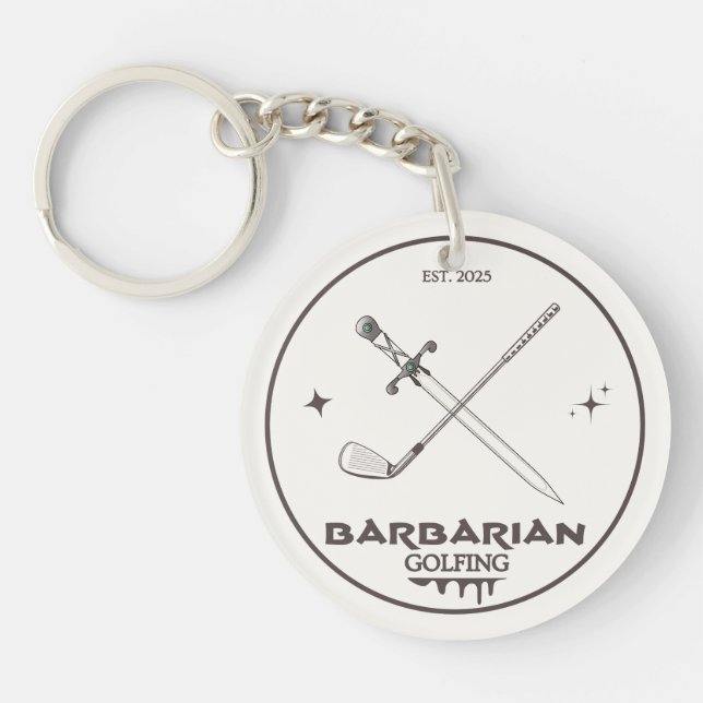 Barbariskt golfande (Framsidan)