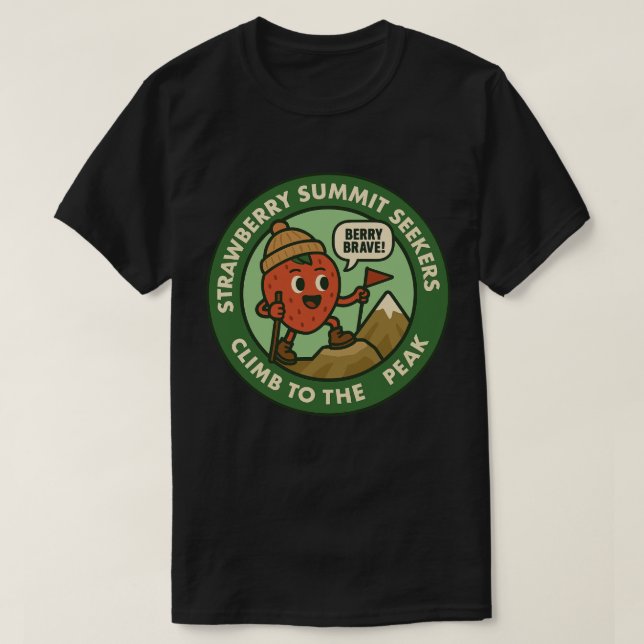 Bärbart Bergsvandringseventyr T Shirt (Design framsida)