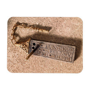 Bärbart sundial, silver och guld, 10th århundrad magnet