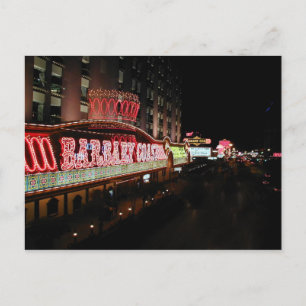 Barbary Kusten och Flamingo Road Las Vegas Postcar Vykort