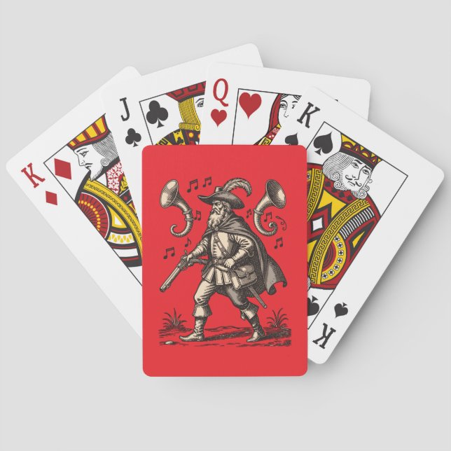 Barbatos Ekon av Jakten Casinokort (Baksidan)