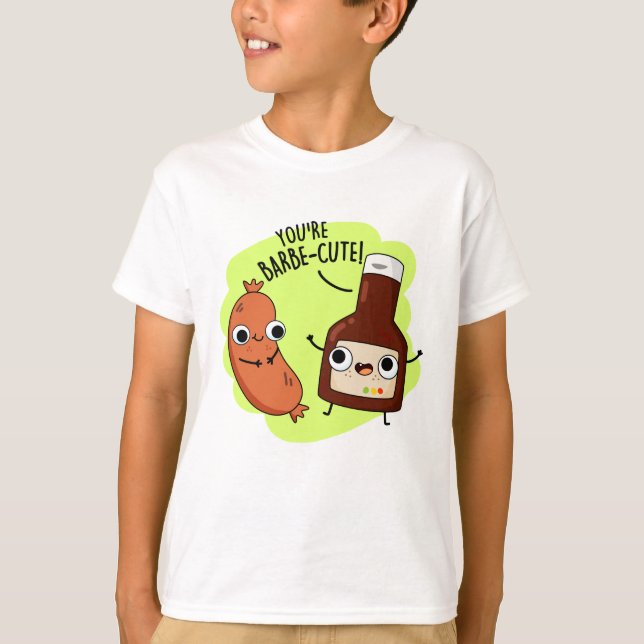 Barbe-söt Funny Barbecue Pun T Shirt (Framsida)