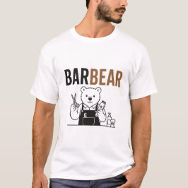 Barbear – Rolig Björnbarber Puns T Shirt