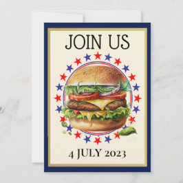 Barbecue / 4 juli / osv. inbjudningar