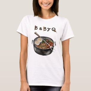 Barbecue Backyard Party Baby Shower BBQ Mor T Shirt