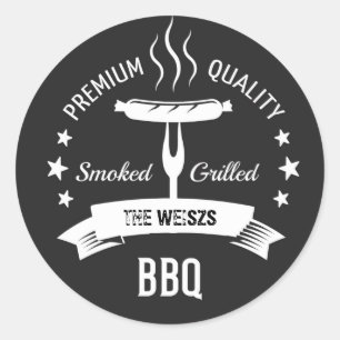 Barbecue BBQ-Anpassningsbarnas etiketter