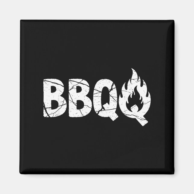 Barbecue Bbq Joke Gift For Grill Timer Smoker Camn Magnet (Framsidan)