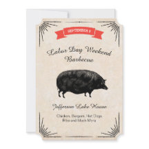 Barbecue BBQ Picnic Black Vintage Gris