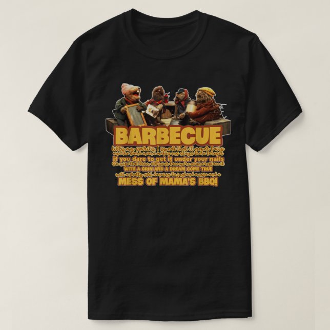Barbecue Funny Sång Jug Band Frogtown Jul Em T Shirt (Design framsida)