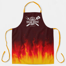 Barbecue Grill Flames - Personlig Steak House
