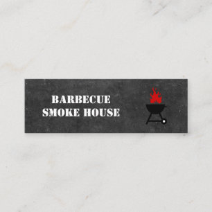 Barbecue Grill/Slate Mini Visitkort