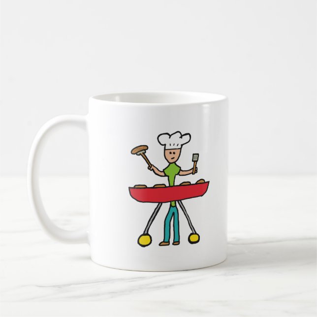 Barbecue Grillmaster BBQ Kaffemugg (Vänster)