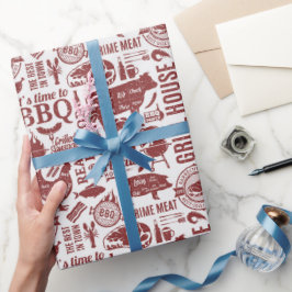 Barbecue Grillning Presentpapper
