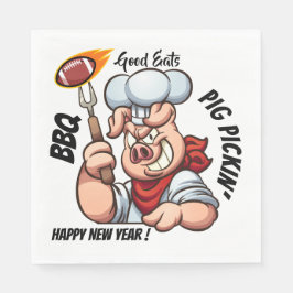 Barbecue Gris Pickin' Napkin Pappersservett