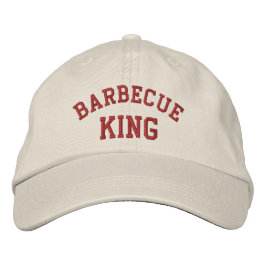 Barbecue Kung Funny Embroized Hat Broderad Keps