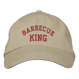 Barbecue Kung Funny Embroized Hat Broderad Keps