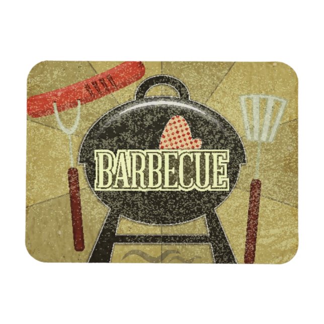 Barbecue Menu Magnet (Horisontell)