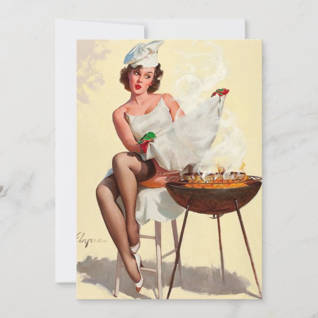 Barbecue Pin-Up Girl (Framsida)