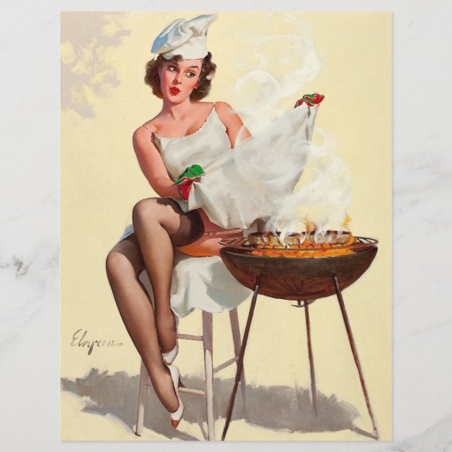 Barbecue Pin-Up Girl (Framsida)