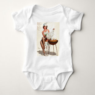 Barbecue Pin-Up Girl T-shirt