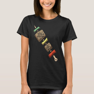 Barbecue Pinne Rökande Kött Nötkött Kyckling Grill T Shirt