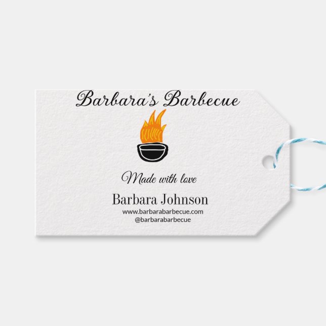 Barbecue restaurangkök sociala medier webbplats n presentetikett (Framsidan (Horisontell))