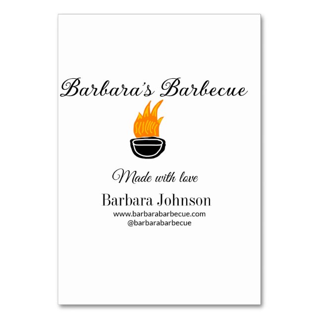 Barbecue restaurangköks-social webbplats på webbpl bordsnummer (Framsidan)