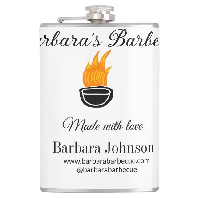 Barbecue restaurangköks-social webbplats på webbpl fickplunta (Framsidan)