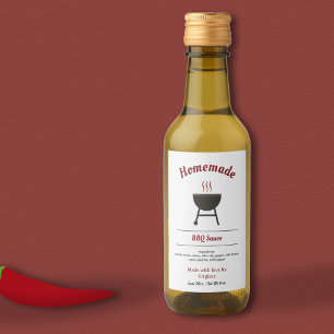 Barbecue Sauce BBQ Flaska-etikett Vinetikett