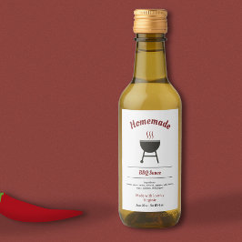 Barbecue Sauce BBQ Flaska-etikett Vinetikett