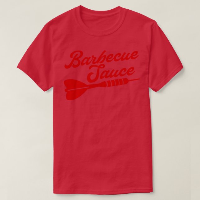 Barbecue Sauce red T Shirt (Design framsida)
