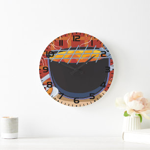 Barbecue Servite Food Stor Klocka