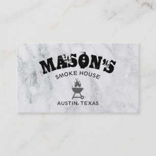 Barbecue Smoke House Visitkort