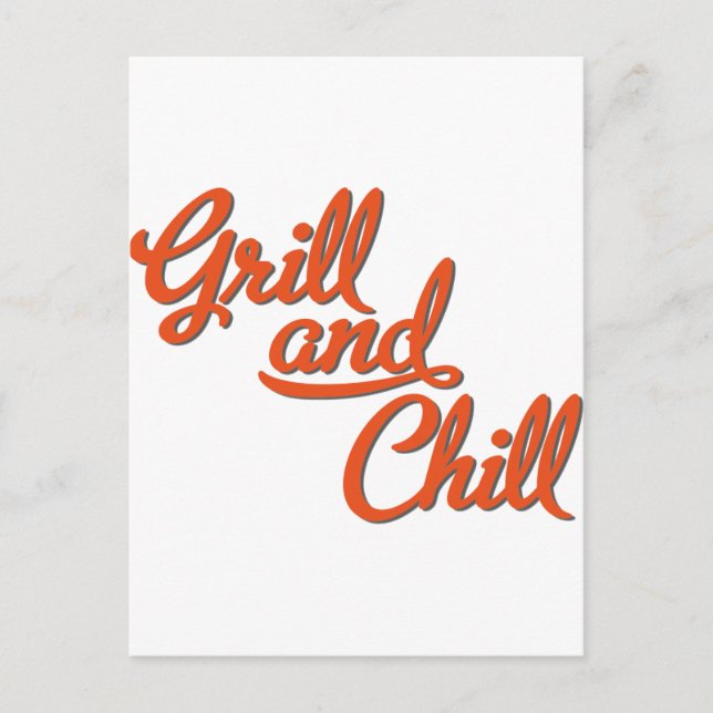 barbecue vykort (Framsida)