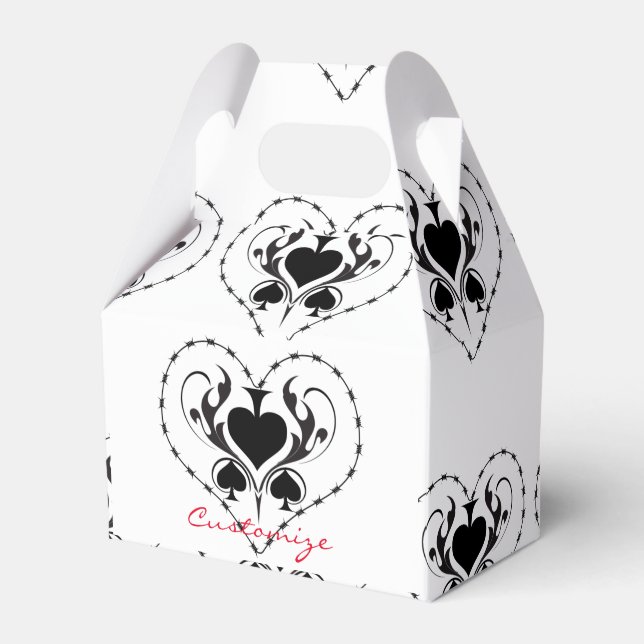 Barbed Wire Heart Black Spades Thunder_Cove Presentaskar (Framsidan Sidan)