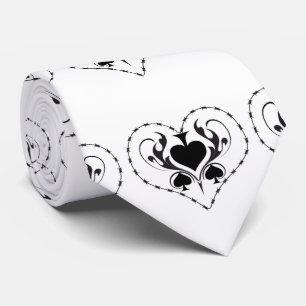 Barbed Wire Heart Black Spades Thunder_Cove Slips